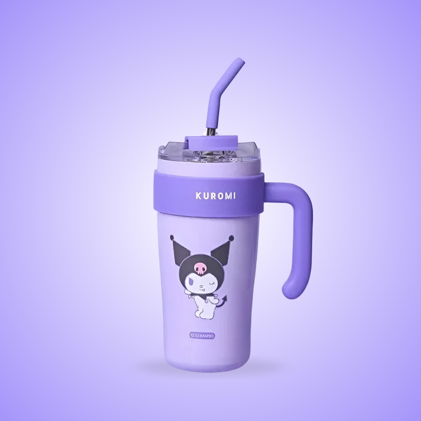 Sanrio-Themed Coffee Tumbler – Cute Double Wall Insulated Travel Mug with Lid | Hello Kitty, Kuromi & Friends Edition