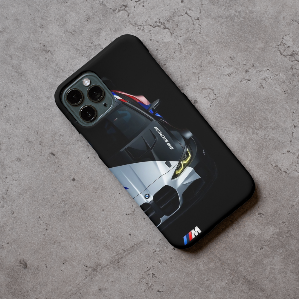 BMW M-Series Performance Sports Car Phone Case – Luxury German Racing Aesthetic Premium Shockproof Back Cover, High-Resolution Print, Compatible with All Smartphone Models