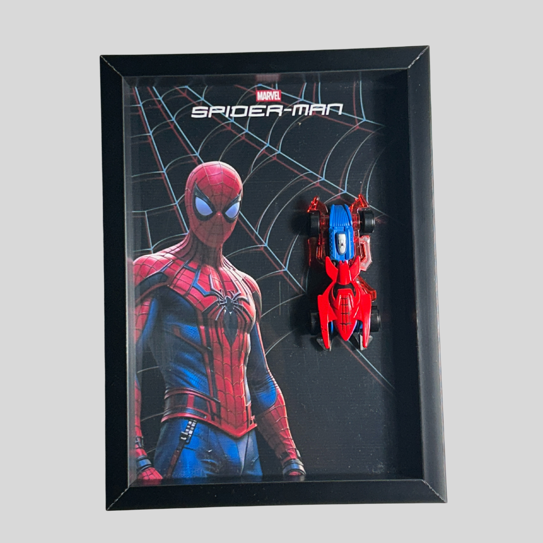 Spider-Man Diecast Car Frame – Marvel | Limited Edition Display