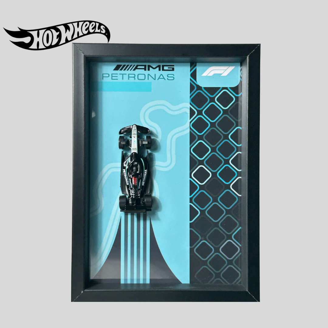 Mercedes-AMG Petronas F1 Team 2025 Hot Wheels 3D Car Frame - Limited Edition