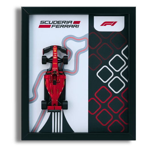 Bburagos Scuderia Ferrari F1 Diecast Car Frame 1:43 – 3D Wall Art