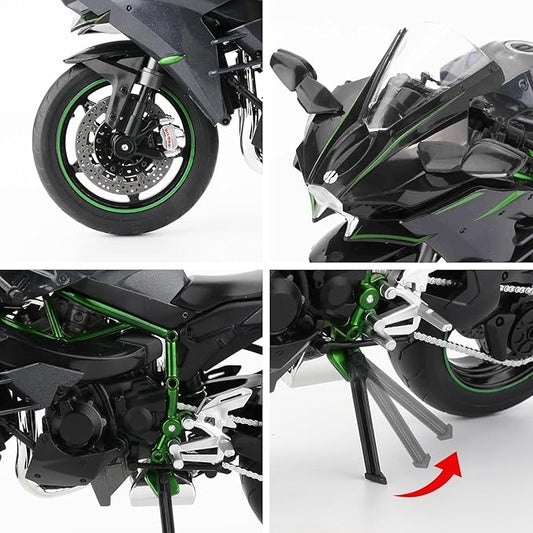 Kawasaki Ninja H2R Toy Bike – Premium Diecast Motorcycle Model | Collectible Sports Bike for Kids & Adults