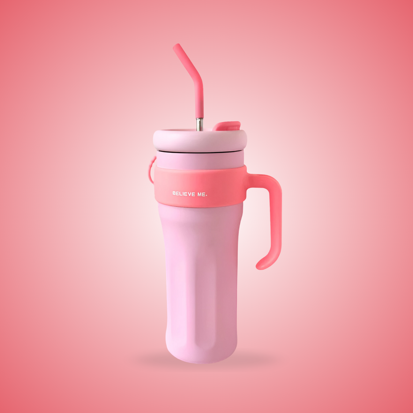 Believe Me™ 1.2L Jumbo Tumbler – Leak-Proof Insulated Water Bottle for Hot & Cold Drinks