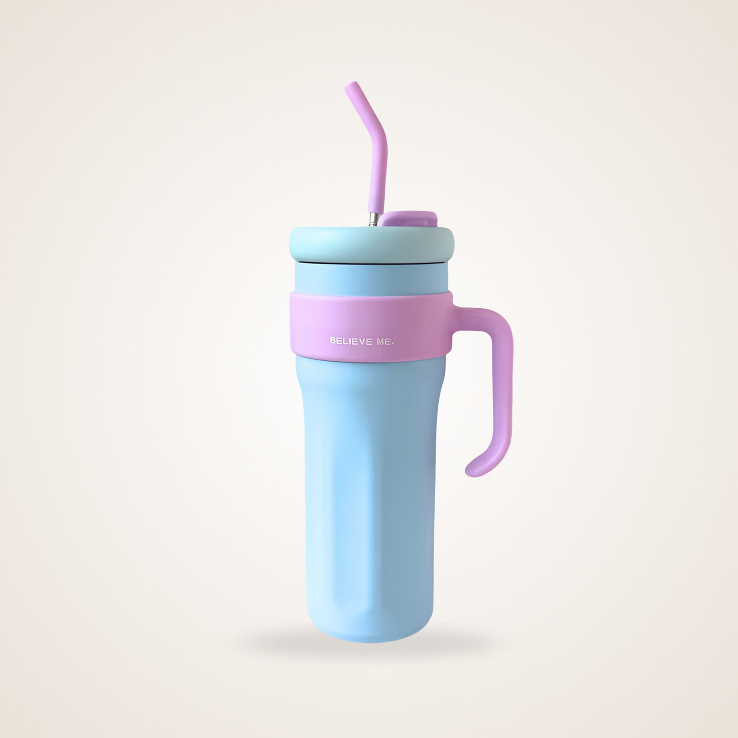 Believe Me™ 1.2L Jumbo Tumbler – Leak-Proof Insulated Water Bottle for Hot & Cold Drinks
