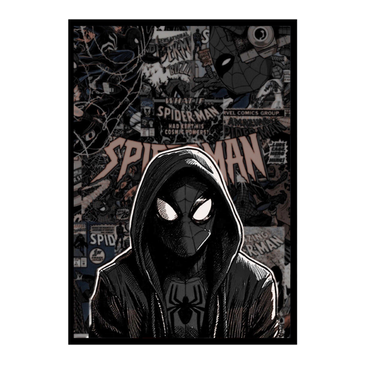 Premium Spider-Man Wall Art – Aesthetic 3D Frame for Home & Office Decor | Marvel Superhero Collectible