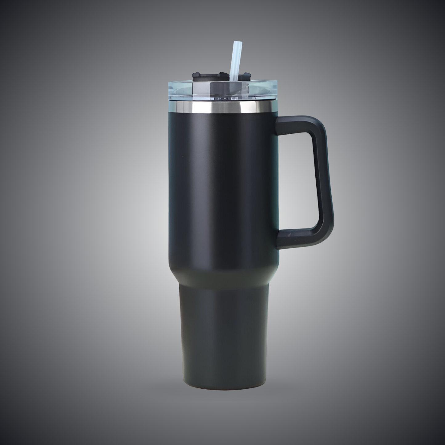 Premium 40oz Stanley Style Tumbler with Handle & Straw