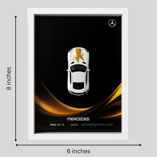 Mercedes AMG GTR 1 : 64 3D Car Frame
