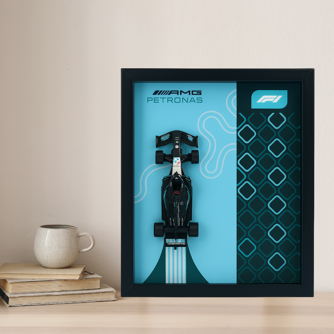Bburagos AMG Petronas F1 Diecast Car Frame 1:43 – 3D Wall Art