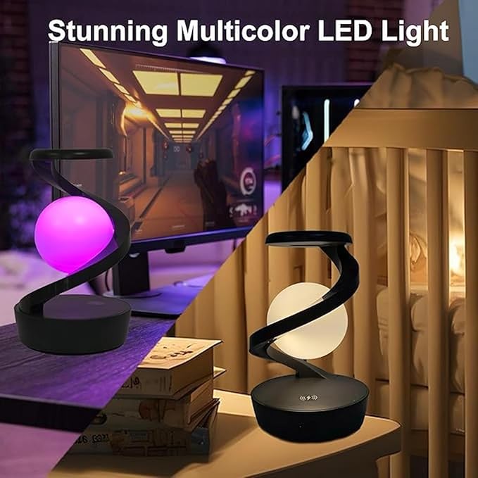 Spiral Levitating LED Desk Lamp