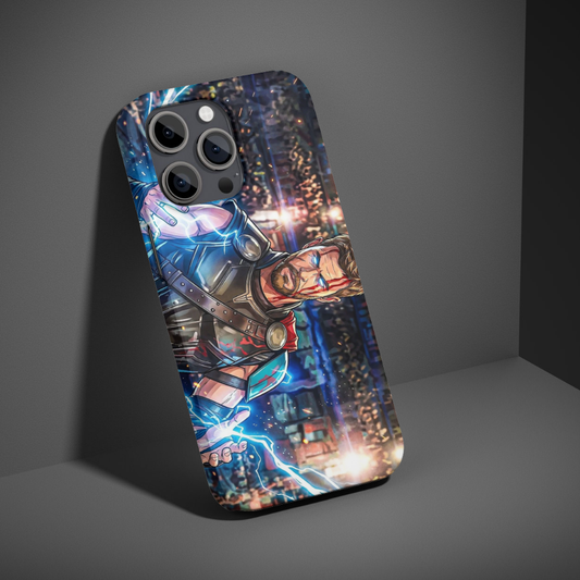Premium Metal Mobile Back Cover – Thor God of Thunder Design | High-Gloss Finish | Slim Easy Fit | Scratch & Impact Resistant Luxury Case