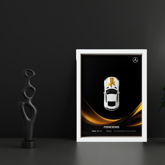 Mercedes AMG GTR 1 : 64 3D Car Frame