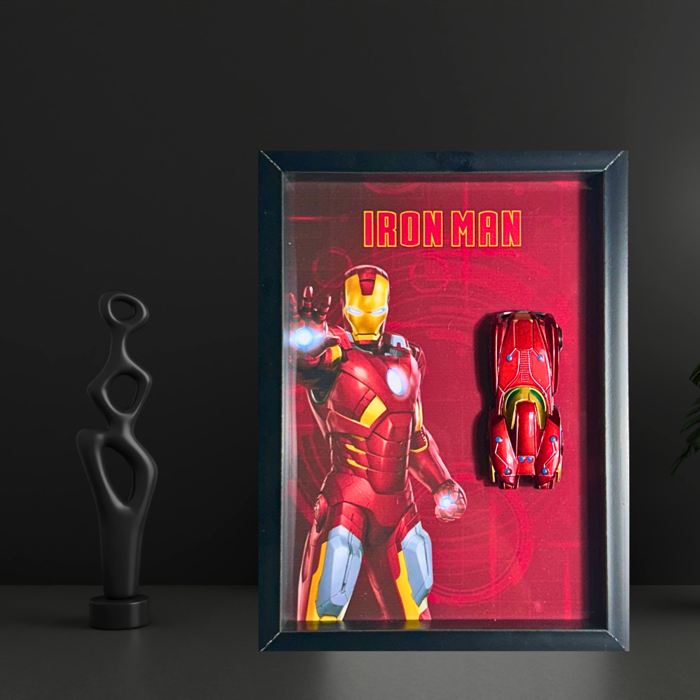 Iron Man Diecast Car Frame – Marvel | Limited Edition Display