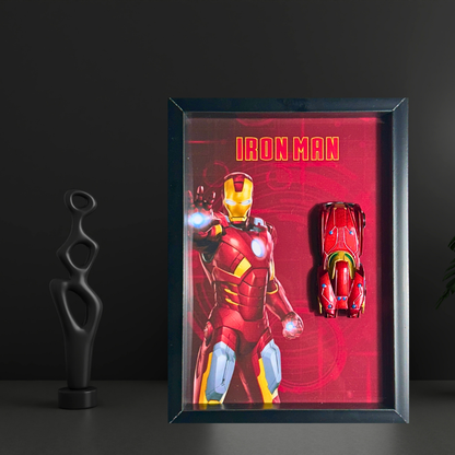 Iron Man Diecast Car Frame – Marvel | Limited Edition Display