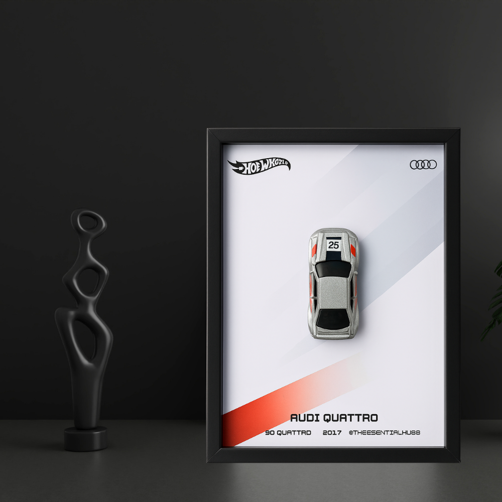 Audi 90 Quattro Hot Wheels 3D Car Frame