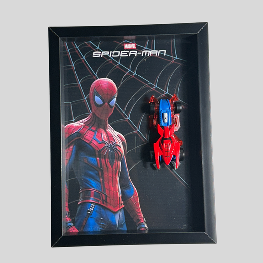 Spider-Man Diecast Car Frame – Marvel | Limited Edition Display