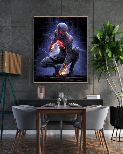 Premium Spider-Man Wall Art – Aesthetic 3D Frame for Home & Office Decor | Marvel Superhero Collectible