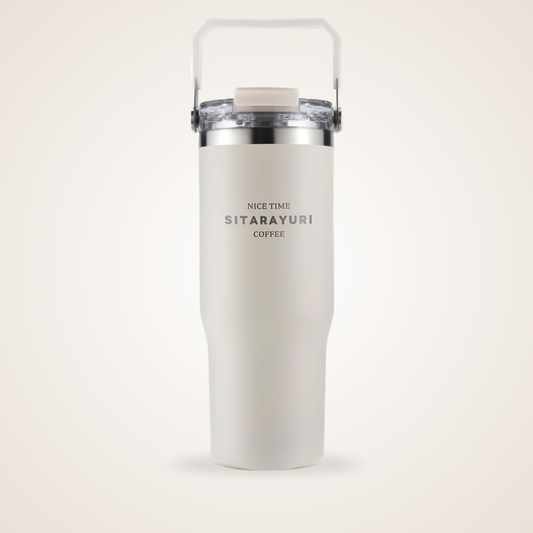 Sitarayuri Insulated Travel Tumbler with Handle 30 oz