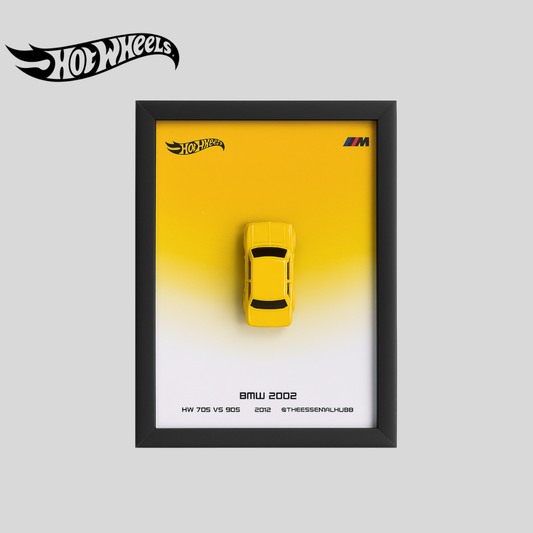BMW 2002  Hot Wheels 3D Car Frame