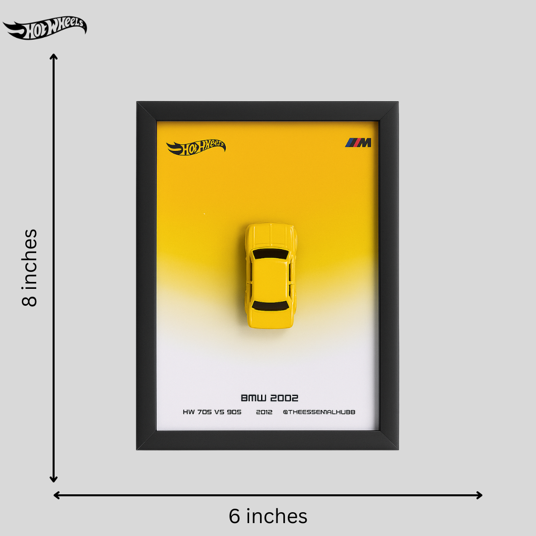 BMW 2002  Hot Wheels 3D Car Frame