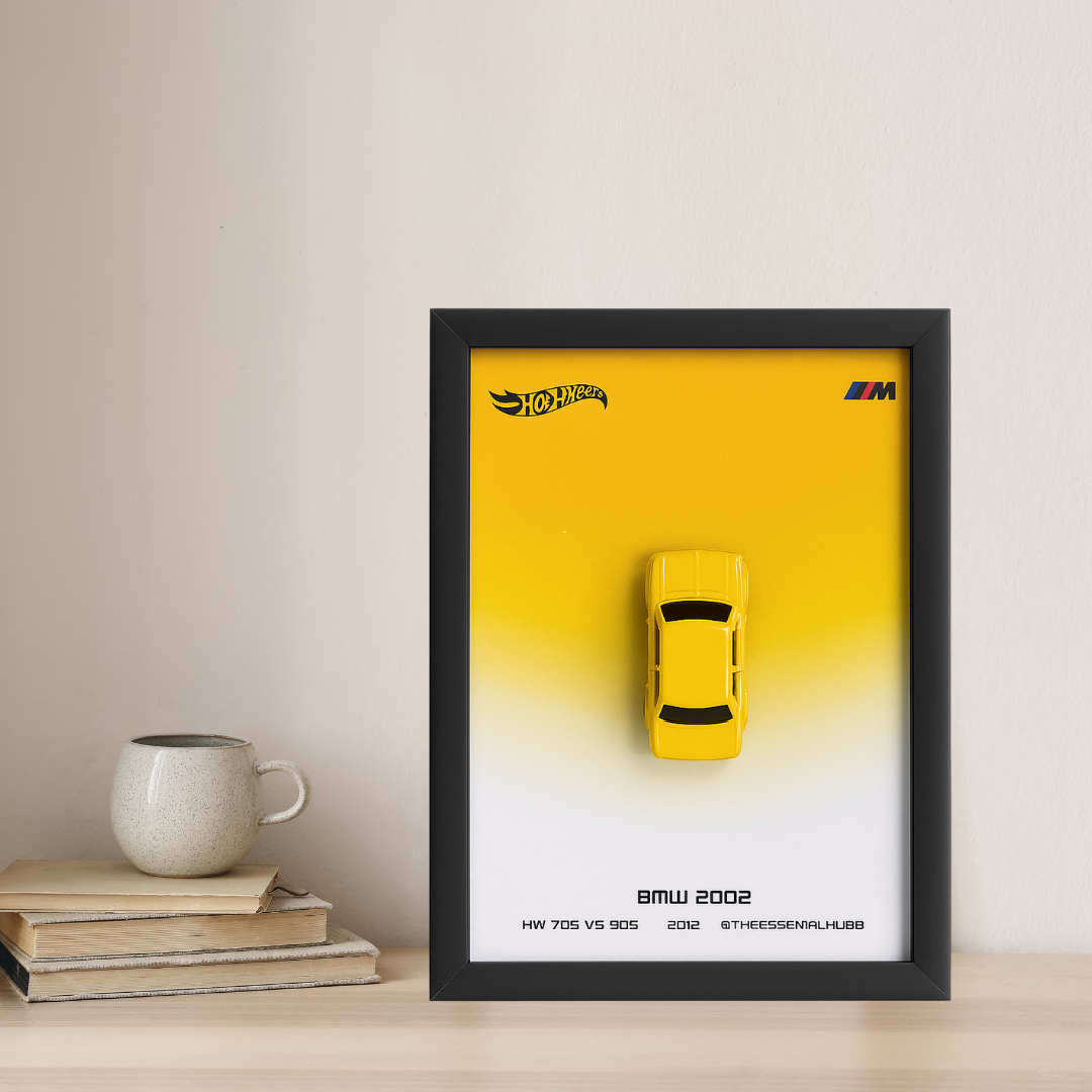 BMW 2002  Hot Wheels 3D Car Frame