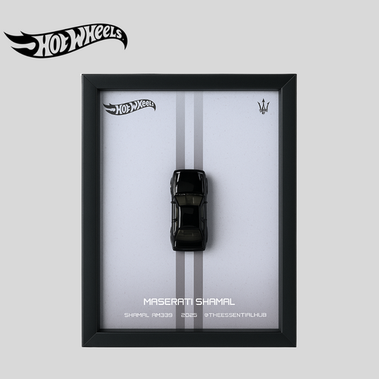 Maserati Shamal 2025 Hot Wheels 3D Car Frame - Limited Edition