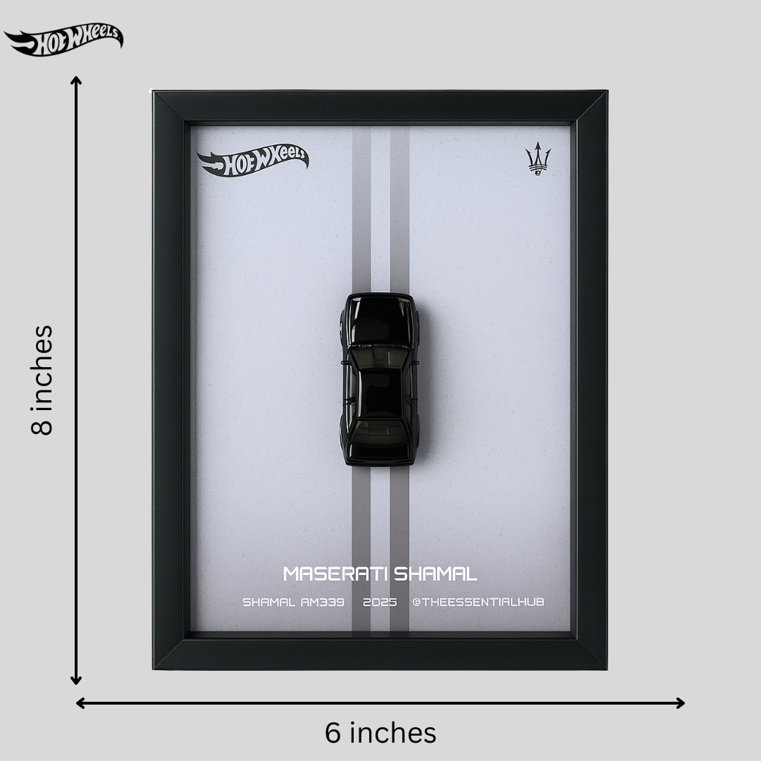 Maserati Shamal 2025 Hot Wheels 3D Car Frame - Limited Edition