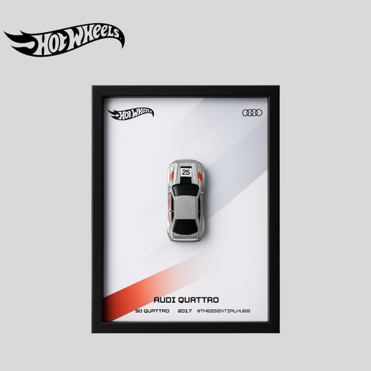 Audi 90 Quattro Hot Wheels 3D Car Frame