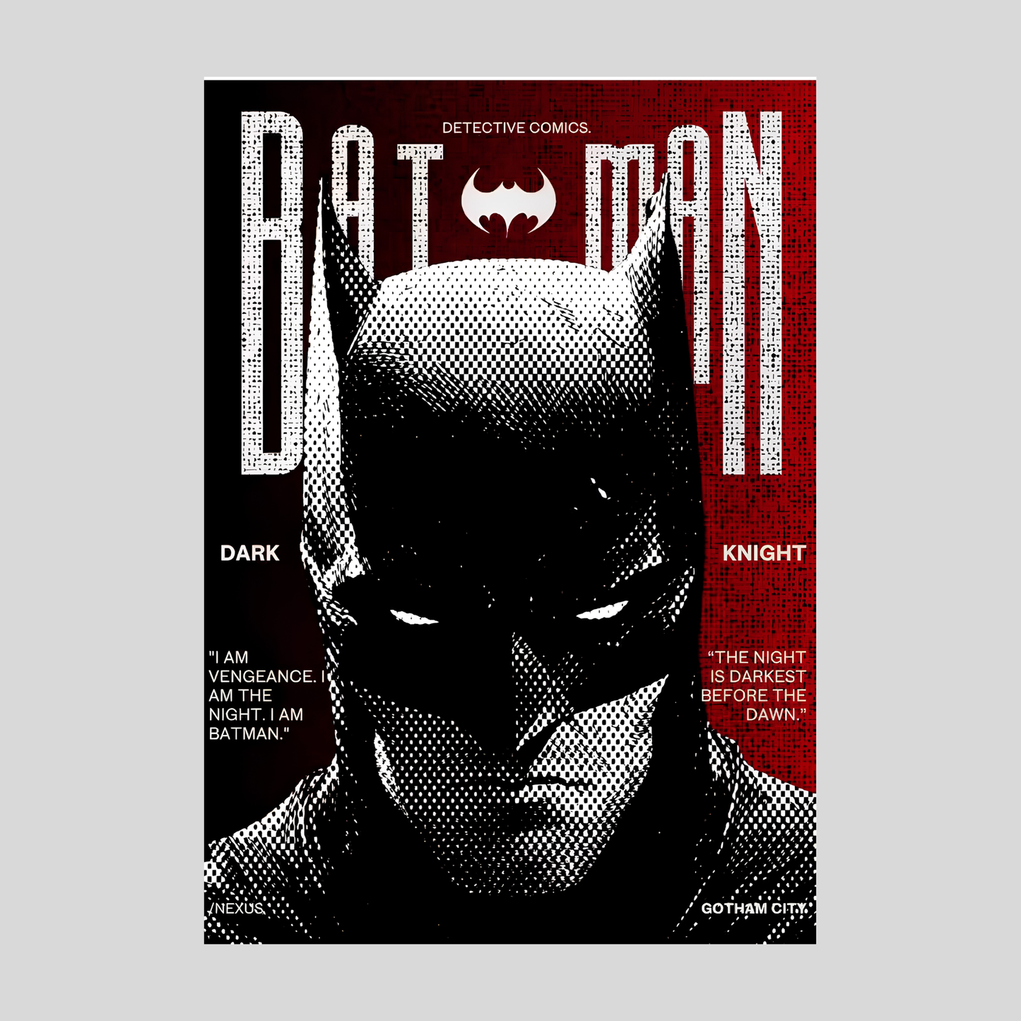 Batman Wall Posters Set of 10 | Premium Glossy HD Printed Batman Posters for Room Décor | Superhero Comic Wall Art for Bedroom, Gaming Room, Office & Café | Modern Batman Aesthetic Poster Collection