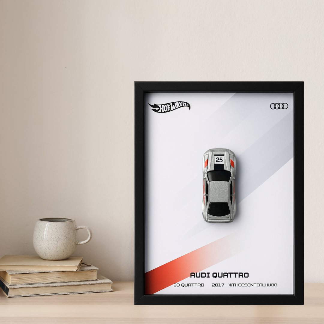Audi 90 Quattro Hot Wheels 3D Car Frame