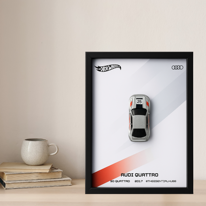 Audi 90 Quattro Hot Wheels 3D Car Frame