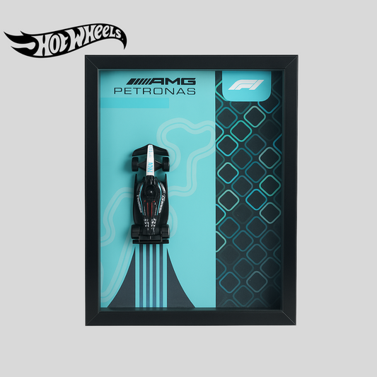 Mercedes-AMG Petronas F1 Team 2025 Hot Wheels 3D Car Frame - Limited Edition