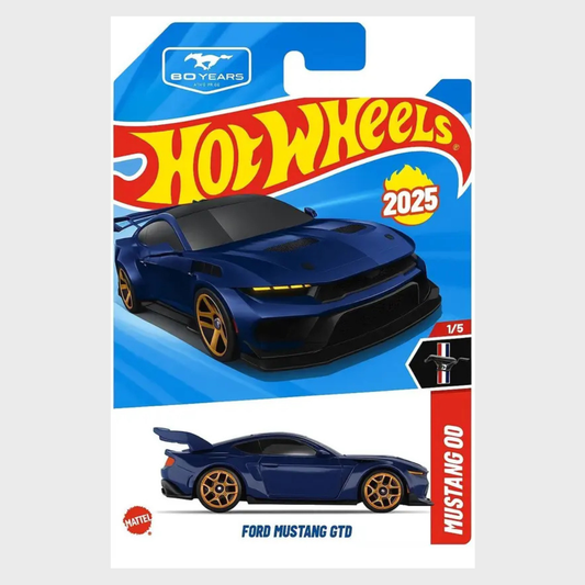 Hot Wheels Ford Mustang GTD 2025 – Premium Diecast Collectible Car