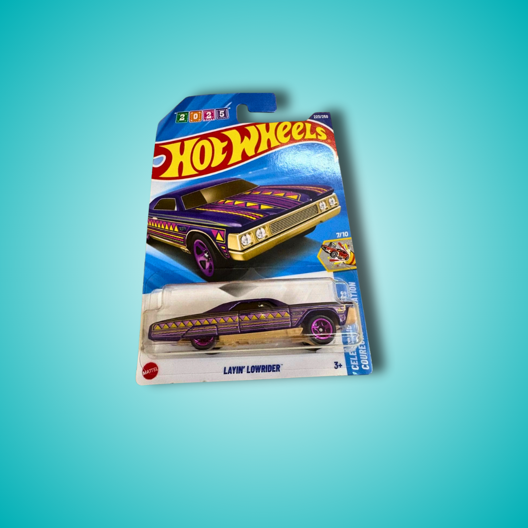 Hot Wheels Set of 3 – Layin Lowrider, Custom Kia EV6 & Hypervoiture (1:64 Diecast Collectors Cars)