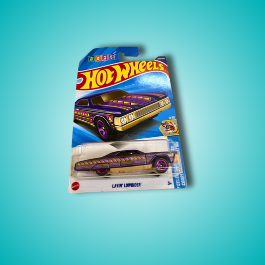 Hot Wheels Set of 3 – Layin Lowrider, Custom Kia EV6 & Hypervoiture (1:64 Diecast Collectors Cars)
