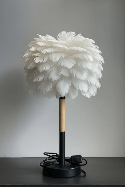 Feather Style Table Lamp