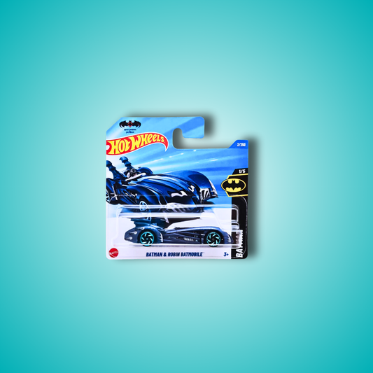 Hot Wheels Set of 4 – Batman Robin Batmobile, 1966 Batman Boat, Quick Bite & Tesla Cyberquad (1:64 Diecast Collectibles)