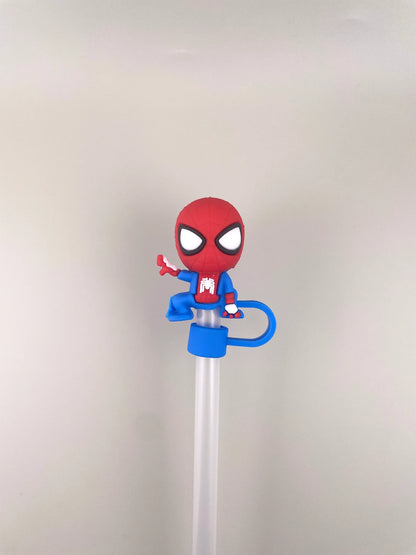 Premium Spiderman Straw Toppers