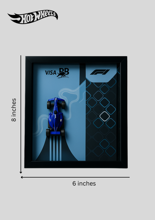Visa REDBULL F1 Team 2025 Hot Wheels 3D Car Frame – Limited Edition Collectible