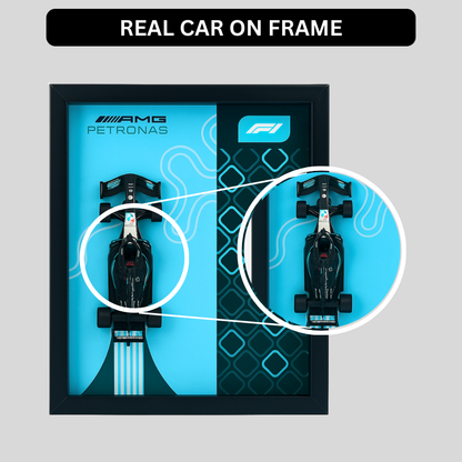 Bburagos AMG Petronas F1 Diecast Car Frame 1:43  – 3D Wall Art