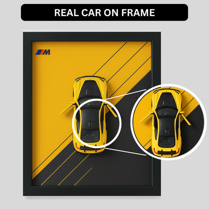 BMW M Performance Series Diecast Car Frame - 3D Wall Art