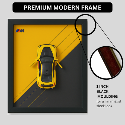 BMW M Performance Series Diecast Car Frame - 3D Wall Art