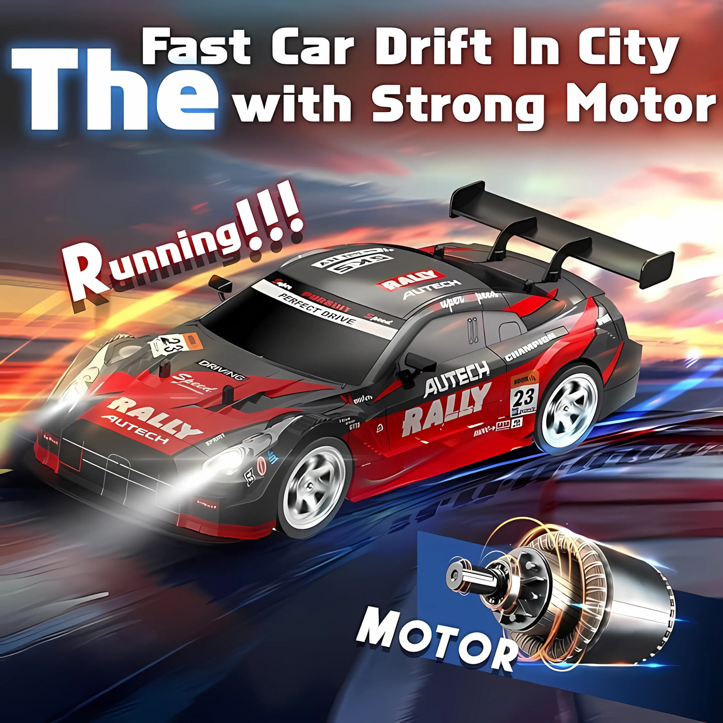 Nissan GTR RC Remote Control Drift Car (1:16 scale)