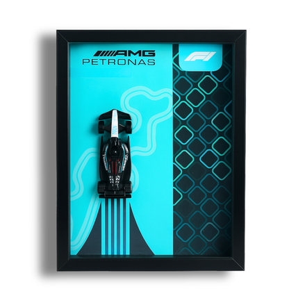 Mercedes-AMG Petronas F1 Team 2025 Hot Wheels 3D Car Frame - Limited Edition