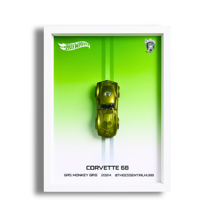 68 Corvette - Gas Monkey Garage Hot Wheels 3D Car Frame