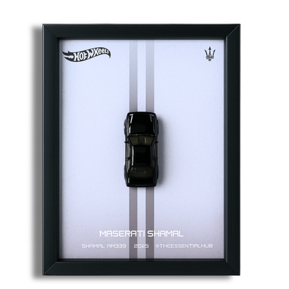 Maserati Shamal 2025 Hot Wheels 3D Car Frame - Limited Edition