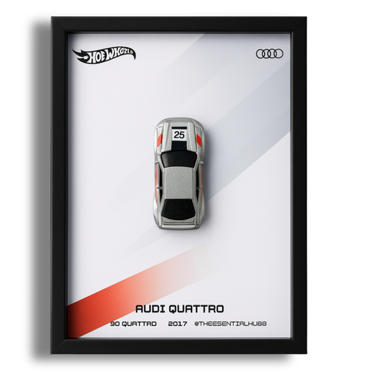 Audi 90 Quattro Hot Wheels 3D Car Frame