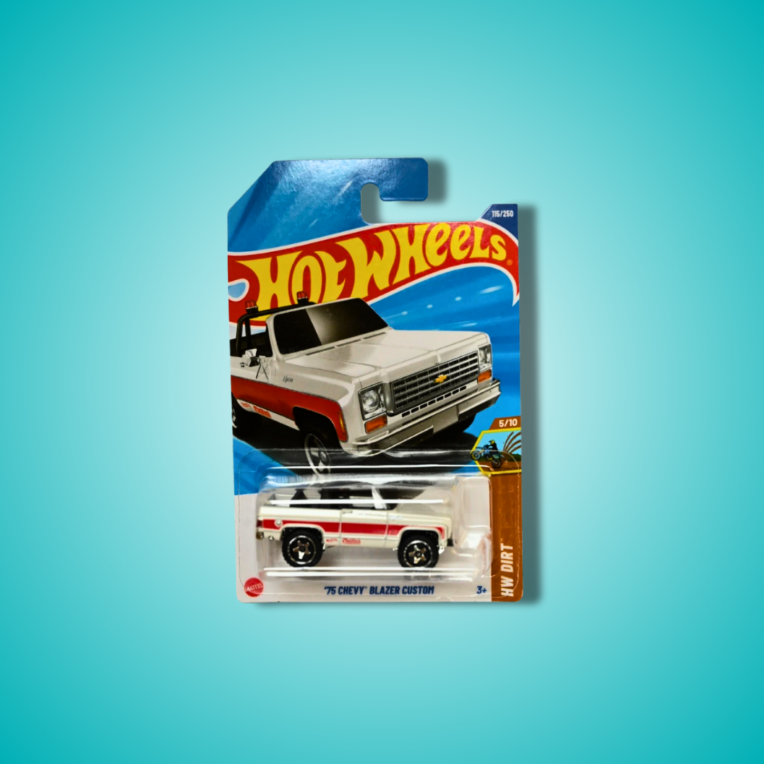 Hot Wheels Set of 3 Cars – Purple Passion, ’75 Chevy Blazer Custom & Pixel Shaker (1:64 Diecast Collectibles)