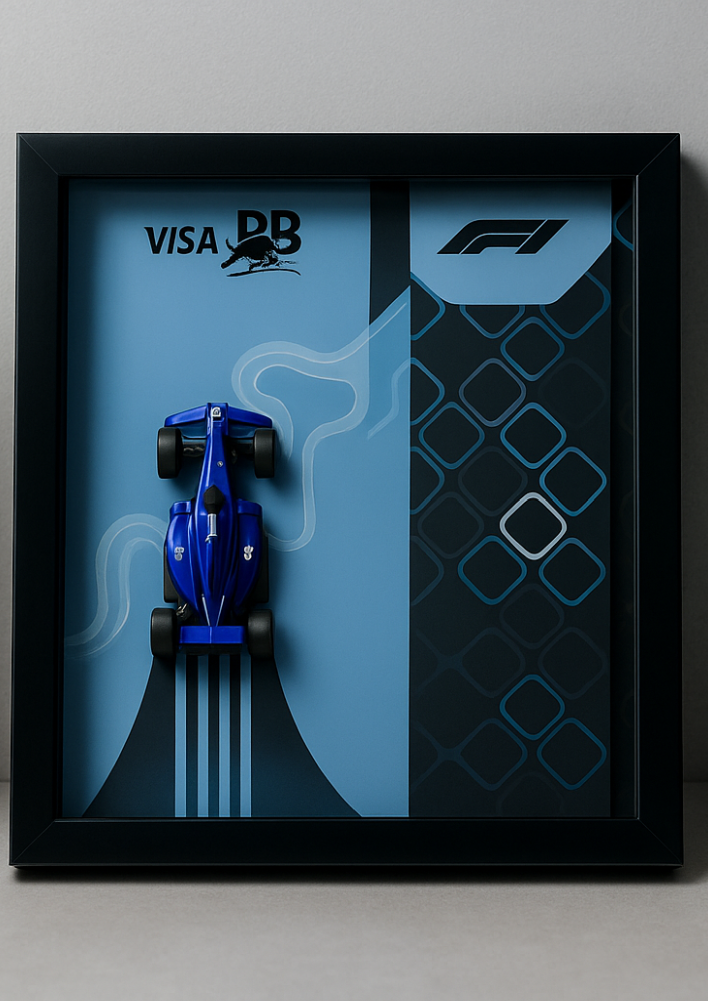 Visa REDBULL F1 Team 2025 Hot Wheels 3D Car Frame – Limited Edition Collectible