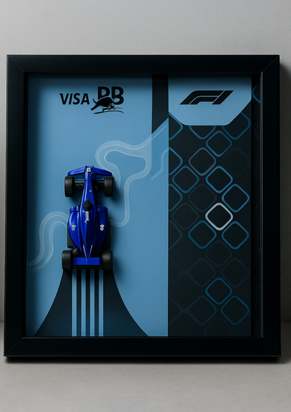 Visa REDBULL F1 Team 2025 Hot Wheels 3D Car Frame – Limited Edition Collectible