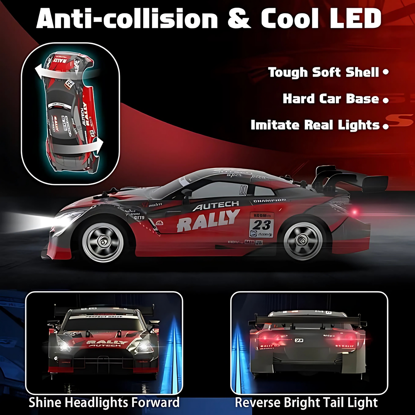 Nissan GTR RC Remote Control Drift Car (1:16 scale)
